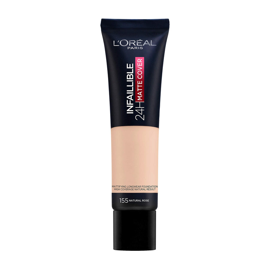 Branded Beauty L'Oreal Paris Ifaillible 24H Matte Cover Foundation - 155 Natural Rose