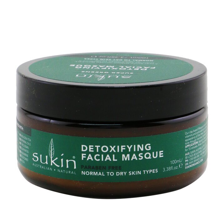 Branded Beauty Sukin Super Greens Detoxifying Facial Masque 100ml