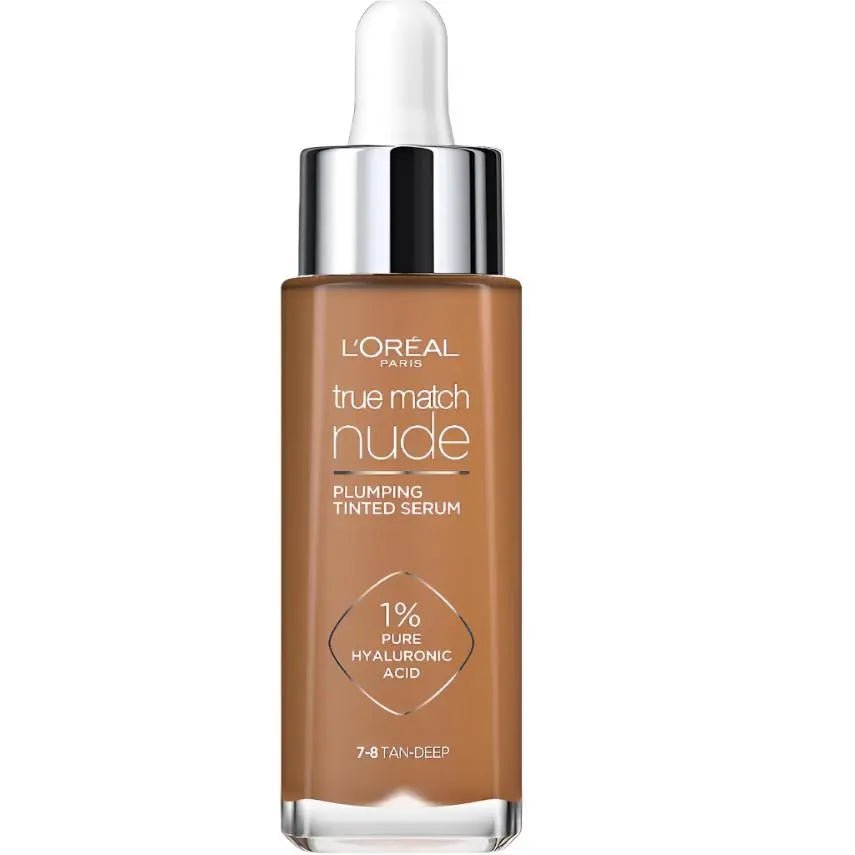 L'Oreal True Match Plumping Tinted Serum - 7 - 8 Tan - Deep - Branded Beauty