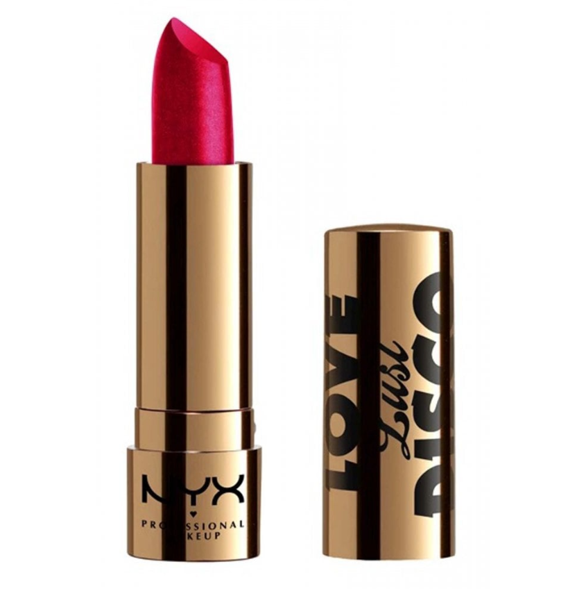 Branded Beauty NYX Love Lust Disco Satin Sparkle Lipstick - 02 Pardy Hardy