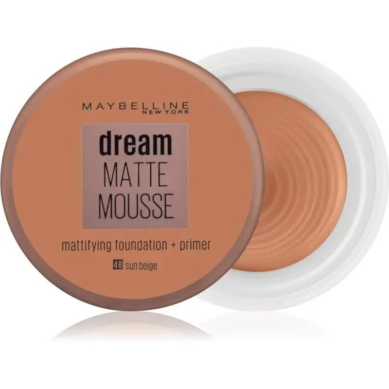 Maybelline Dream Matte Mousse Foundation - 48 Sun Beige - Branded