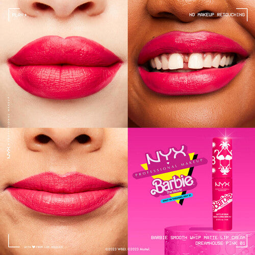 NYX Barbie The Movie Matte Lip Cream - 02 Perfect Day Pink