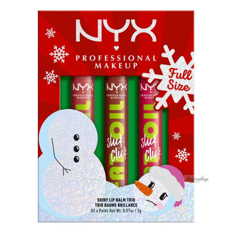 NYX Shiny Lip Balm Trio - 01