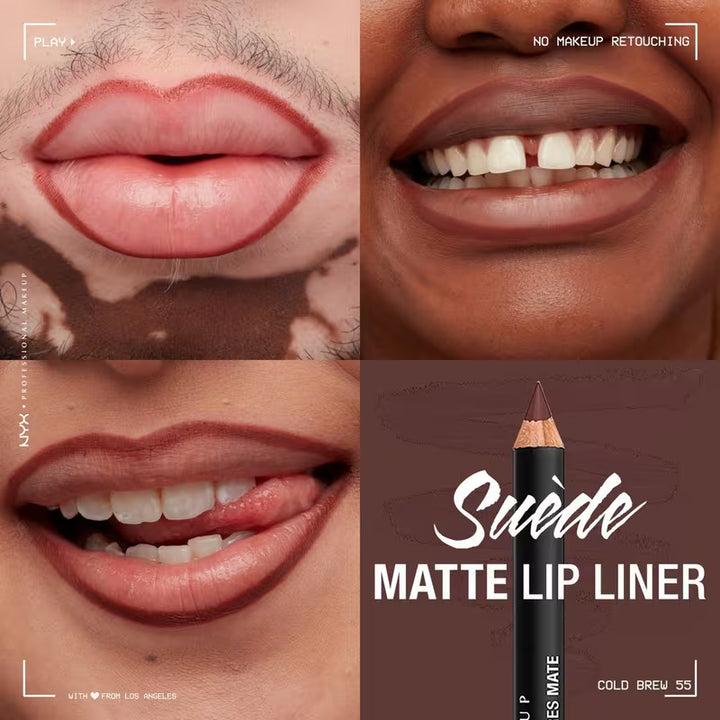 NYX Professional Makeup Suede Matte Lip Liner - 55 Cold Brew