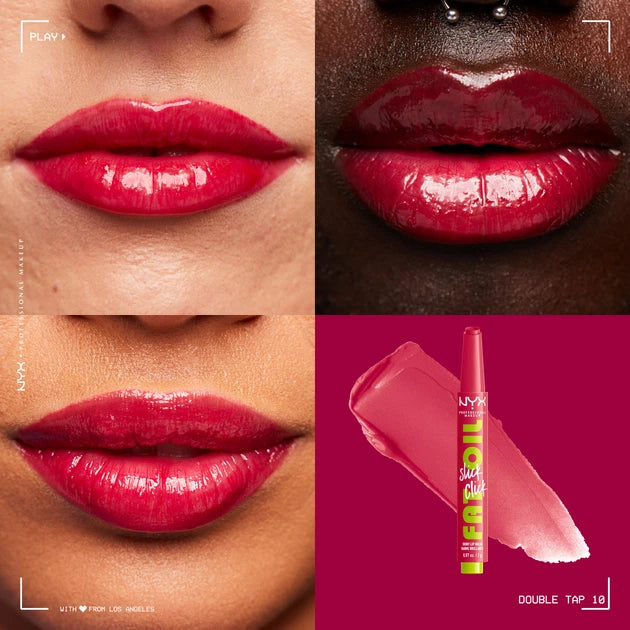 NYX Fat Oil Slick Click Shiny Lip Balm - 10 Double Tap