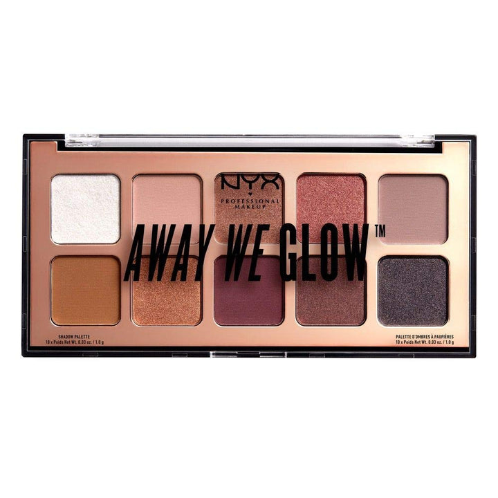 NYX Professional Makeup Away We Glow Shadow Palette - 01 Lovebeam