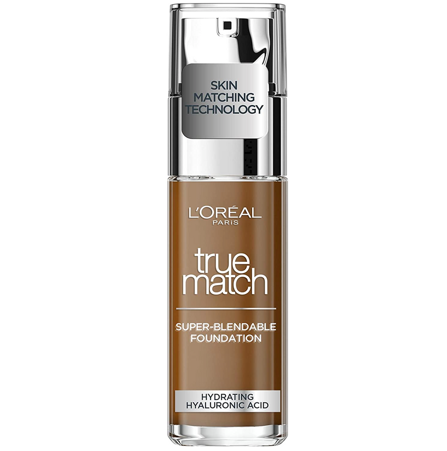 Branded Beauty L'Oreal Paris True Match  Super-Blendable Foundation - 9.5D/9.5W Mahogany