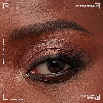NYX Zero To Brow Longwear Waterproof  Eyebrow Gel  - 07 Espresso