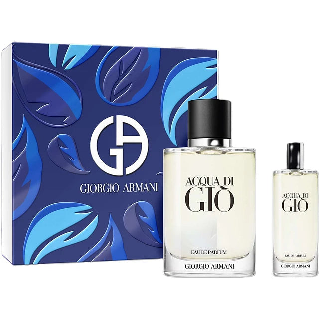 Branded Beauty ARMANI ACQUA DI GIO HOMME SET: EDP SPRAY 100ML + EDP  SPRAY 15ML