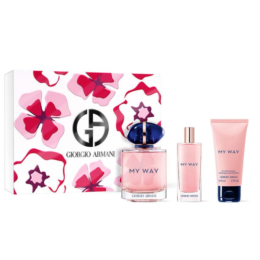 Branded Beauty ARMANI MY WAY SET: EDP SPRAY 90ML + EDP 15ML + BL 50ML