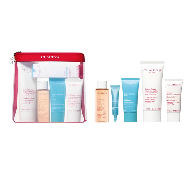 Branded Beauty CLARINS ESSENTIAL MOISTURIZING TRAVEL SET