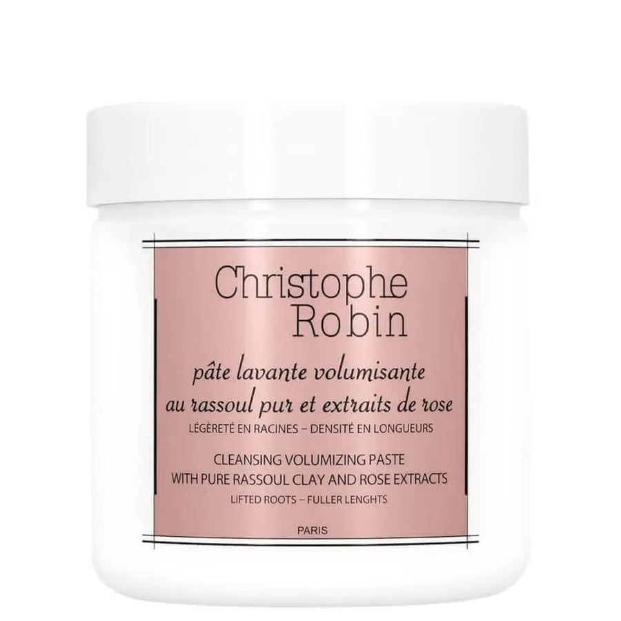 Branded Beauty Christophe Robin Cleansing Volumizing Paste With Pure Rassoul Clay And Rose Extracts 250ml