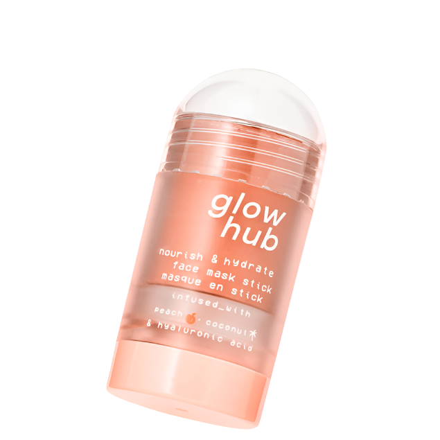 Glow Hub Glow Hub Face Mask Stick Nourish and Hydrate with Hyaluronic acid Peach and Coconut 35g