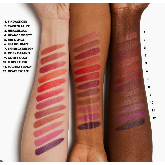 MAC By The Dozen Mini Lip Set 12pcs