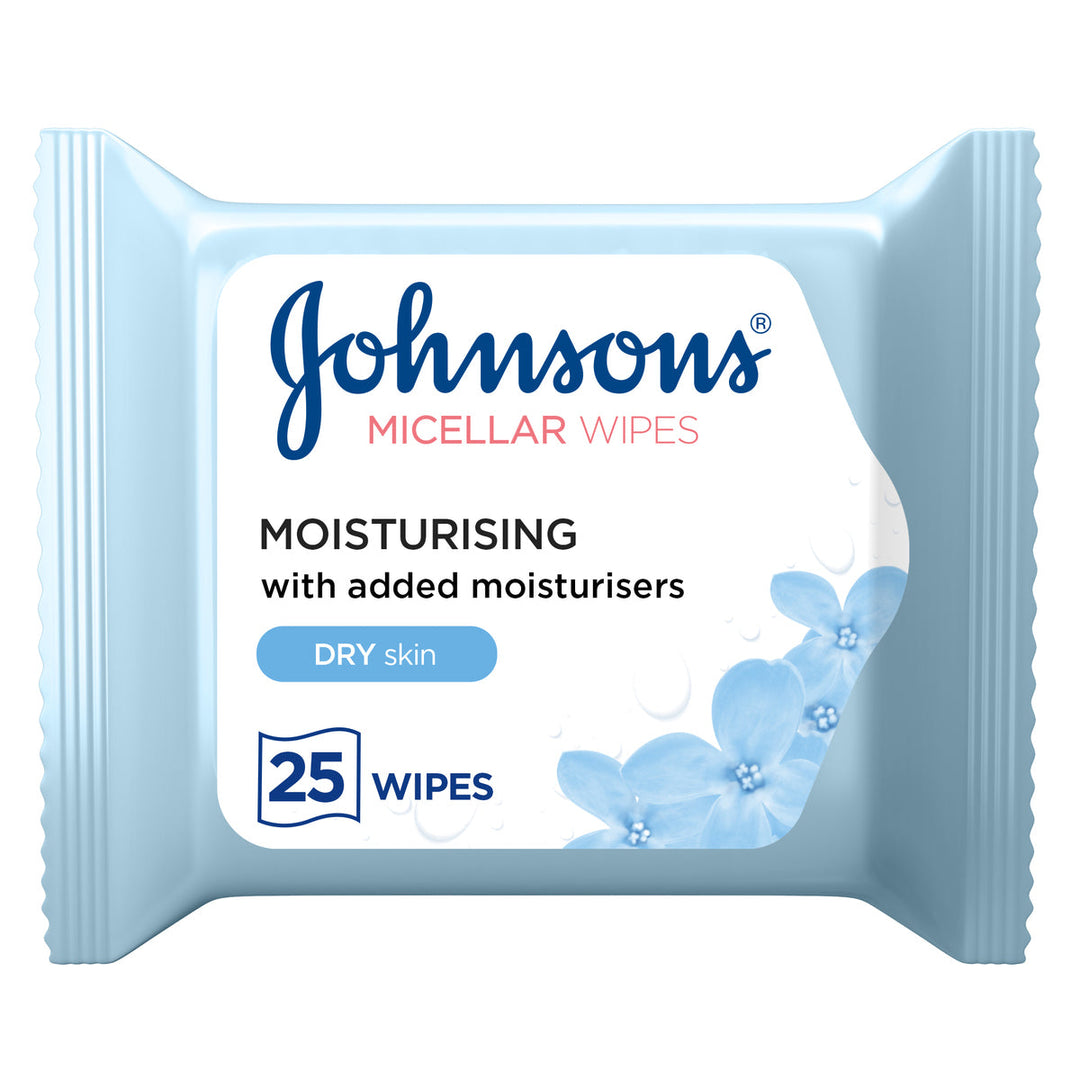 Branded Beauty Johnson's Make up Be Gone Face Wipes - Moisturising 25 Pack