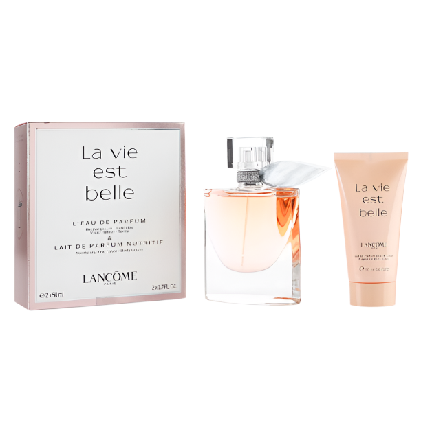 Branded Beauty LANCOME LA VIE EST BELLE SET: EDP SPRAY 50ML + BL 50ML