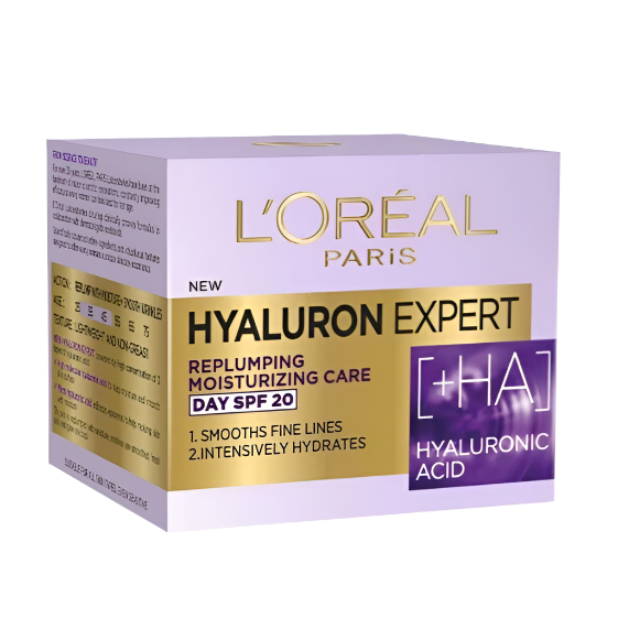 Branded Beauty L'Oreal Hyaluron Expert Relumping Moisturising Day Cream SPF20 50ml