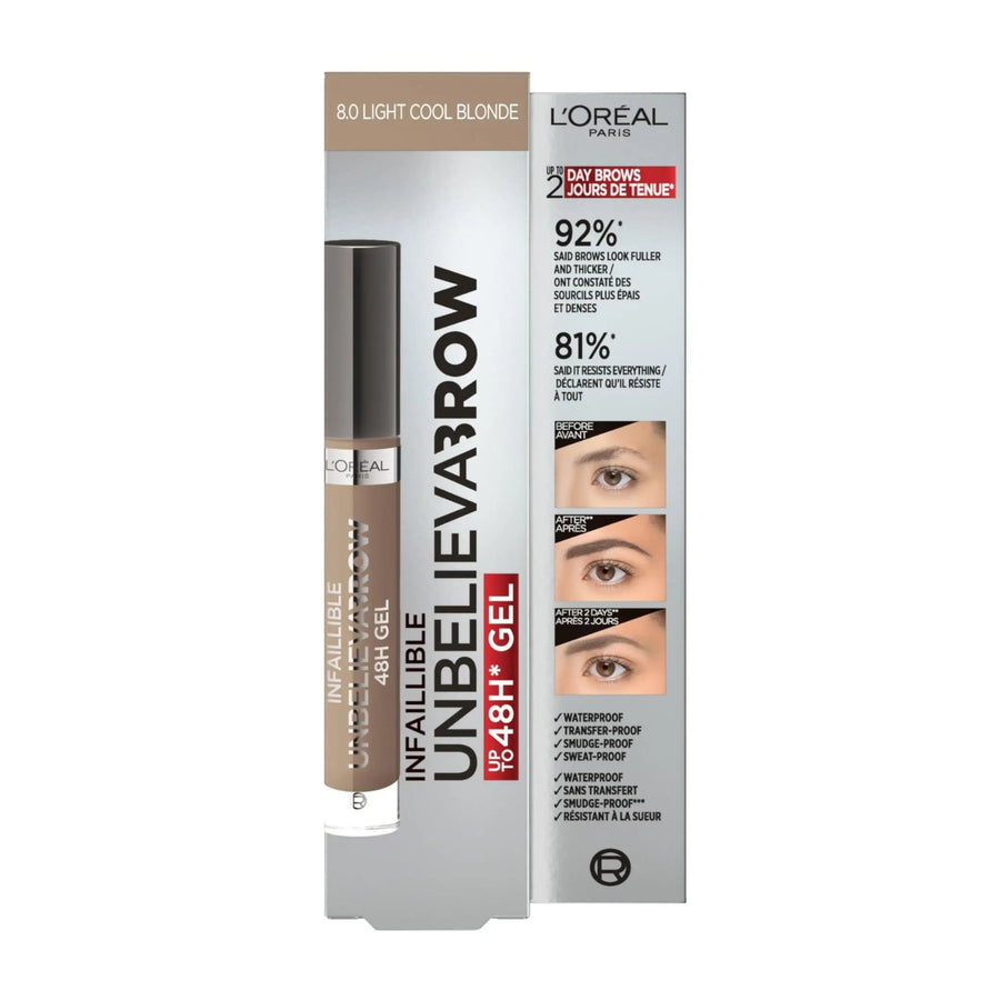 L'Oreal L'Oreal Unbeliva Brow Longwear Brow Gel - 8.0 Light Cool Blonde