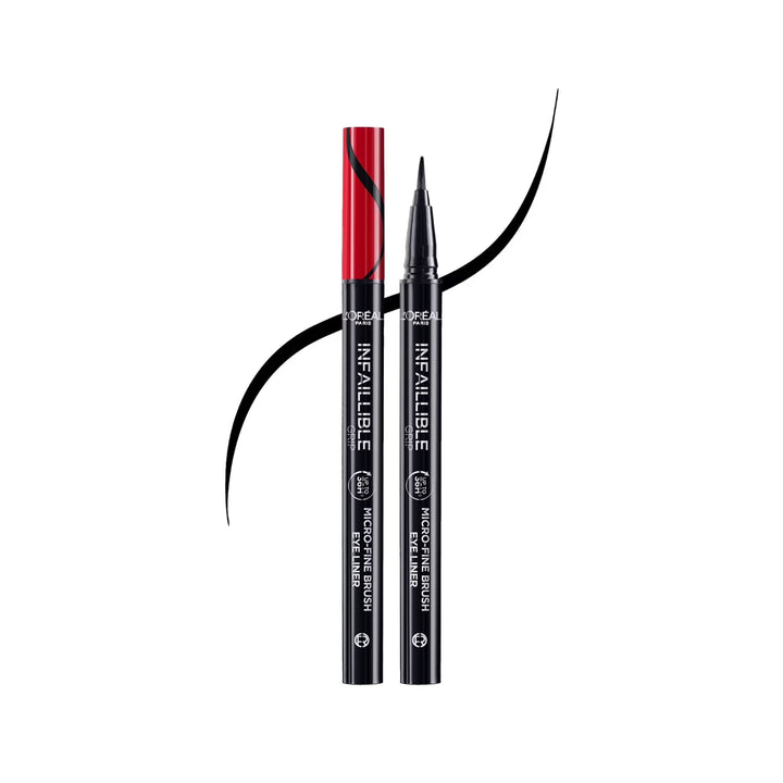 L'Oreal Infaillible Grip Micro - Fine Brush Eye Liner - 01 Obsidian Black