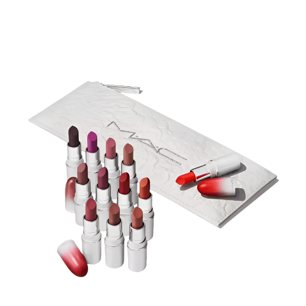 Branded Beauty MAC By The Dozen Mini Lip Set - 12pcs