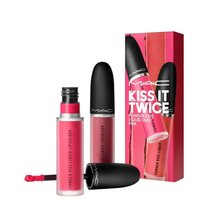 Branded Beauty MAC Kiss it twice Powder Kiss Lip kit 2pcs