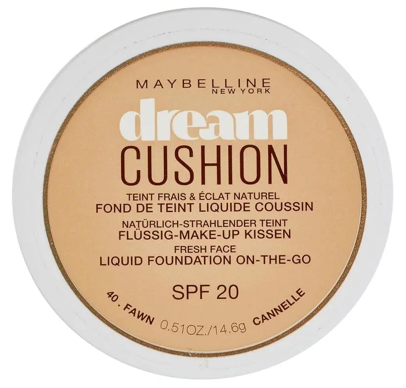 Branded Beauty Maybelline Dream Cushion Liquid Foundation - 40 Fawn
