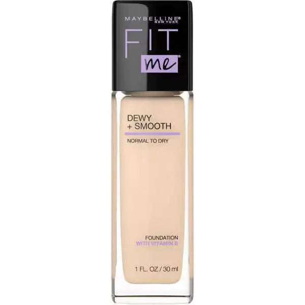 Branded Beauty Maybelline Fit Me Dewy + Smooth Foundation - Porcelain
