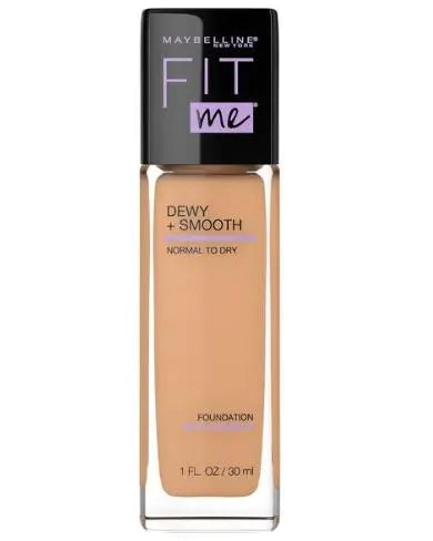 Branded Beauty Maybelline Fit Me Dewy + Smooth Foundation - Soft Honey
