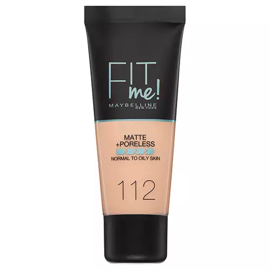Branded Beauty Maybelline Fit Me Matte + Poreless Foundation - 112 Soft Beige