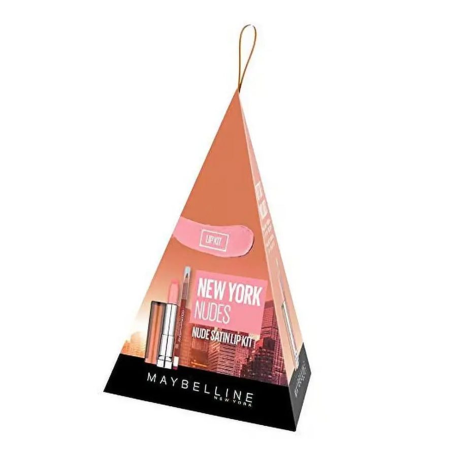 Branded Beauty Maybelline New York Nudes Lip Kit Gift Set