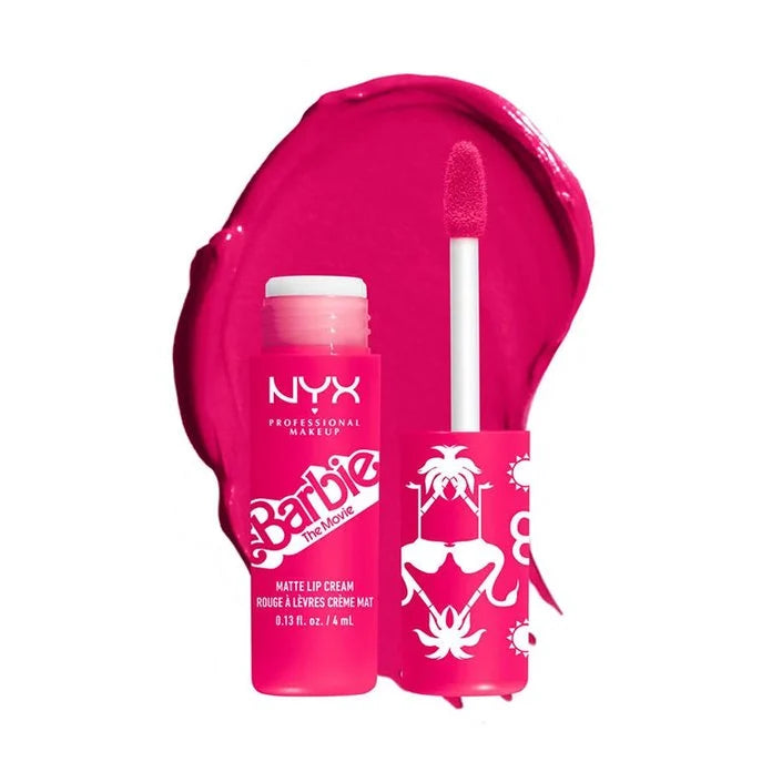 NYX Barbie The Movie Matte Lip Cream - 02 Perfect Day Pink