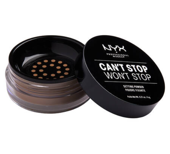 Branded Beauty NYX Can't Stop won't Stop Setting Powder - 04 Medium Deep
