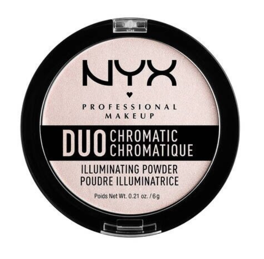 Branded Beauty NYX Duo Chromatic Illuminating Powder Highlighter - 04 Snow Rose