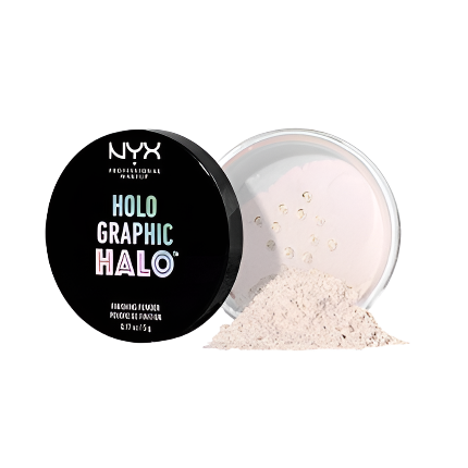 Branded Beauty NYX Professional Makeup Holographic Halo Finishing Powder - 01 Mermazing