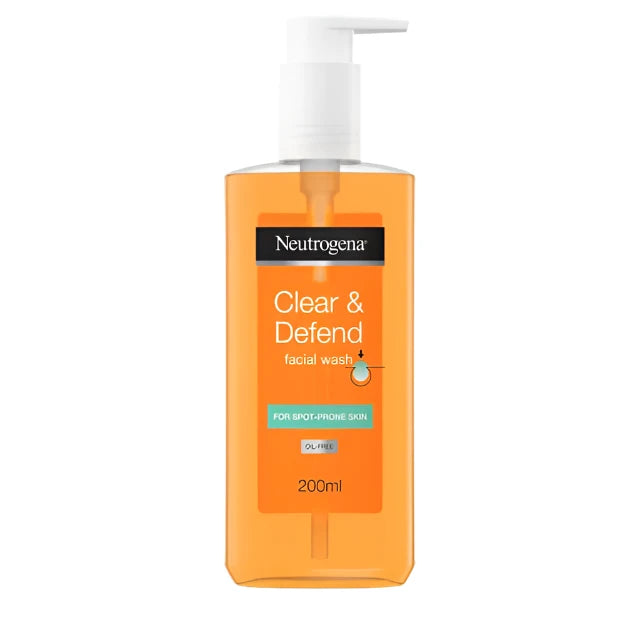 Branded Beauty Neutrogena                                    Clear and Defend Face Wash 200ml