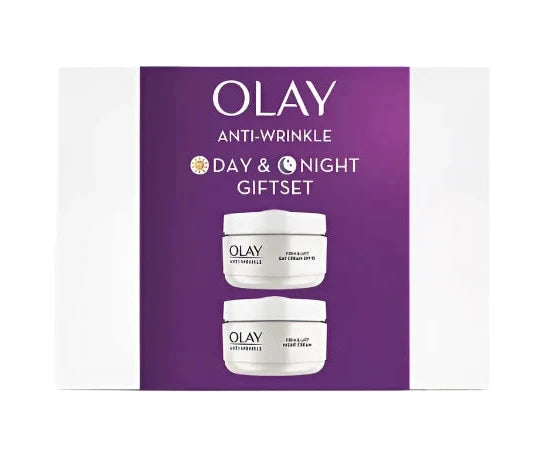 Branded Beauty Olay Anti-Wrinkle Set - Day Cream 50ml  / Night Cream 50ml (2x50ml)