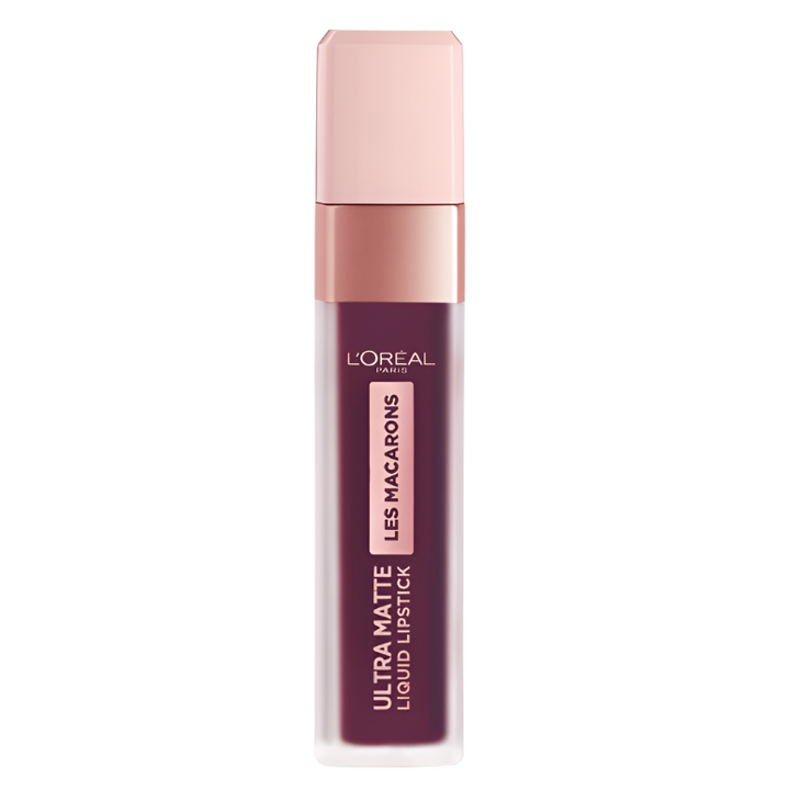 L'Oreal Les Macarons Ultra Matte Liquid Lipstick 830 Blackcurrant Crush