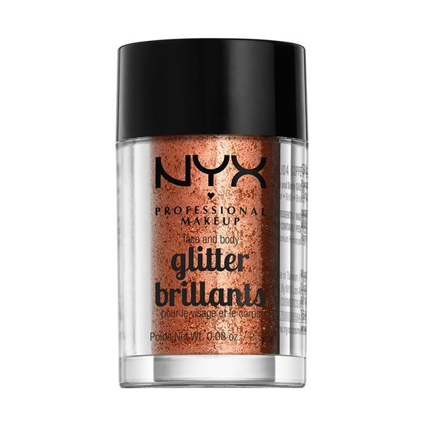 NYX Professional Makeup Face And Body Glitter Brilliants 04 Copper