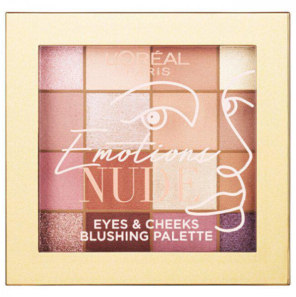 L'Oreal Emotions Nude Eyes & Cheeks Blushing Palette 001