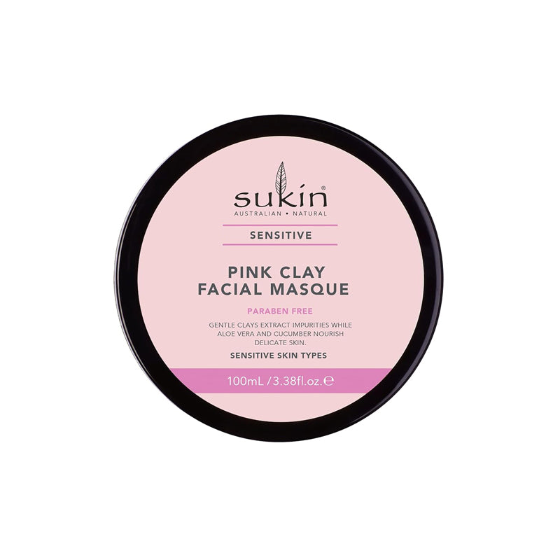 Branded Beauty Sukin Natural Skincare Sensitive Pink Clay Facial Masque 100ml