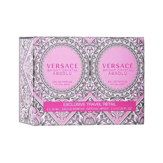 Versace Versace Bright Crystal + Absolu Duo EDP Spray 30ml x 2