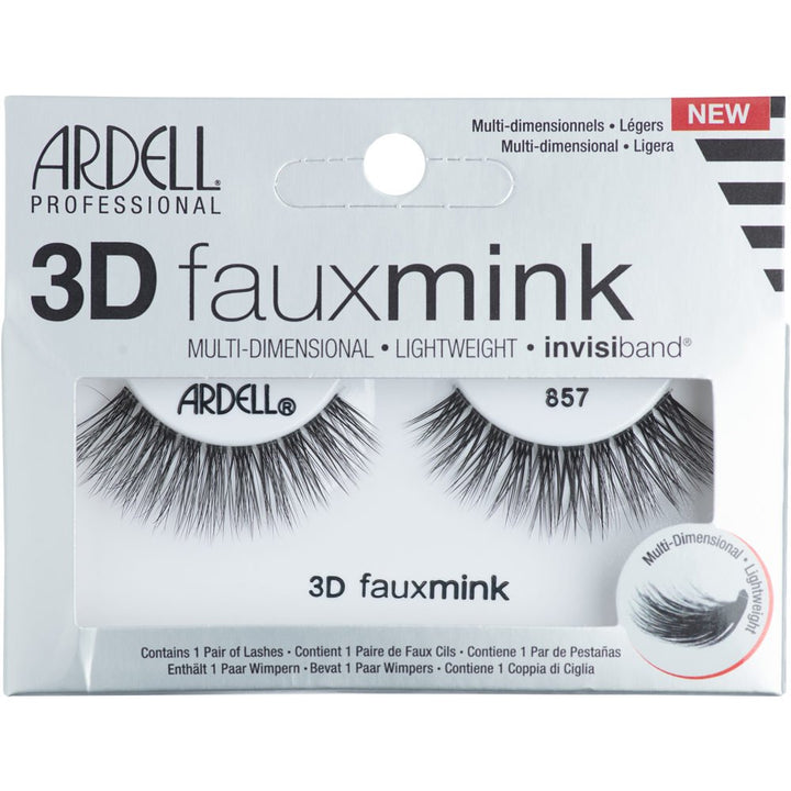 Ardell 3D Faux Mink Lightweight Lashes - Black - Branded Beauty