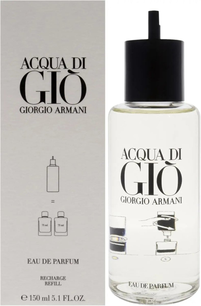 ARMANI ACQUA DI GIO POUR HOMME EDT REFILL 150ML - Branded Beauty