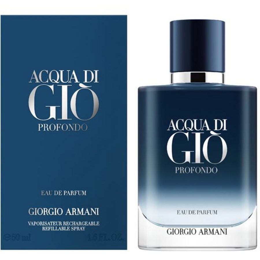 ARMANI ACQUA DI GIO POUR HOMME PROFONDO EDP REFILLABLE SPRAY 50ML - Branded Beauty