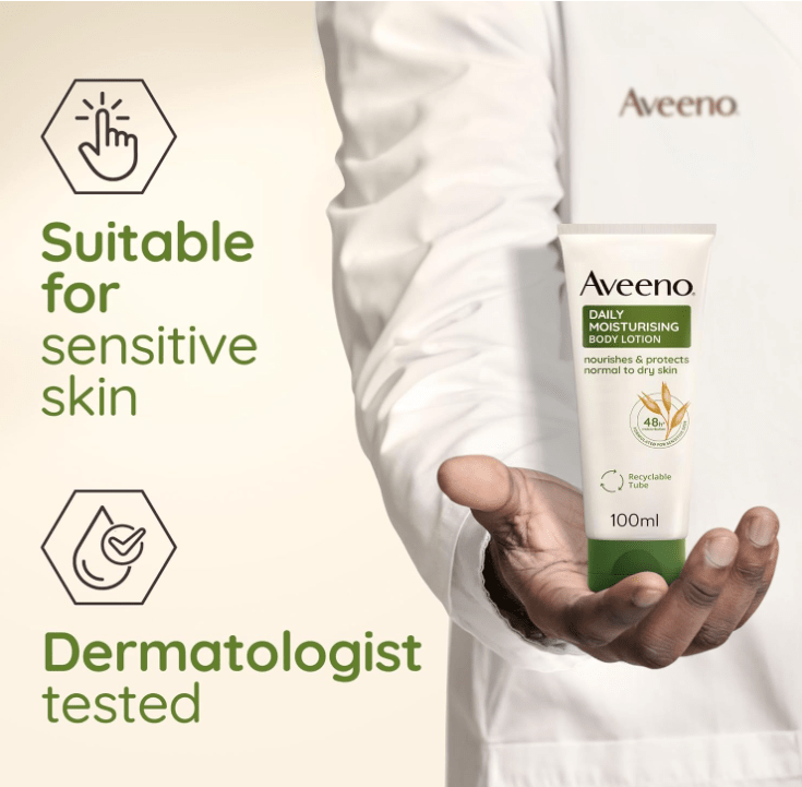Aveeno Daily Body Lotion 100m - Normal - Branded Beauty