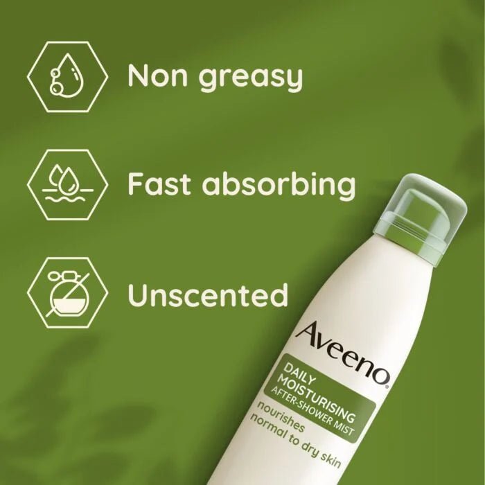Aveeno Daily Moisturising After Shower Mist - 200ml - Branded Beauty