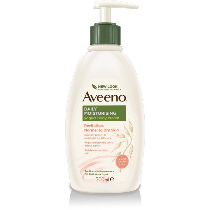 Aveeno Yoghurt Lotion 300ml - Apricot - Branded Beauty