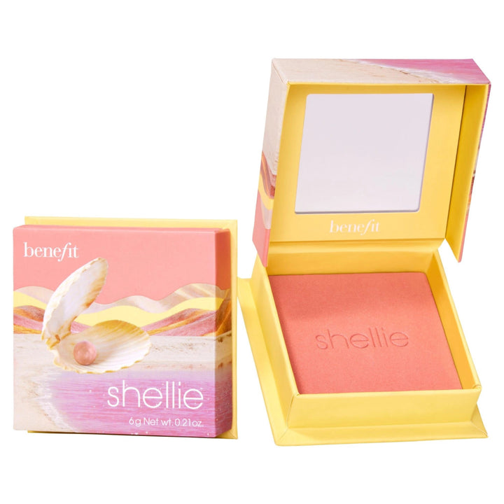 BENEFIT CHEEK - END GETAWAY SET : SHELLIE BLUSH 6G + BRUSH - Branded Beauty