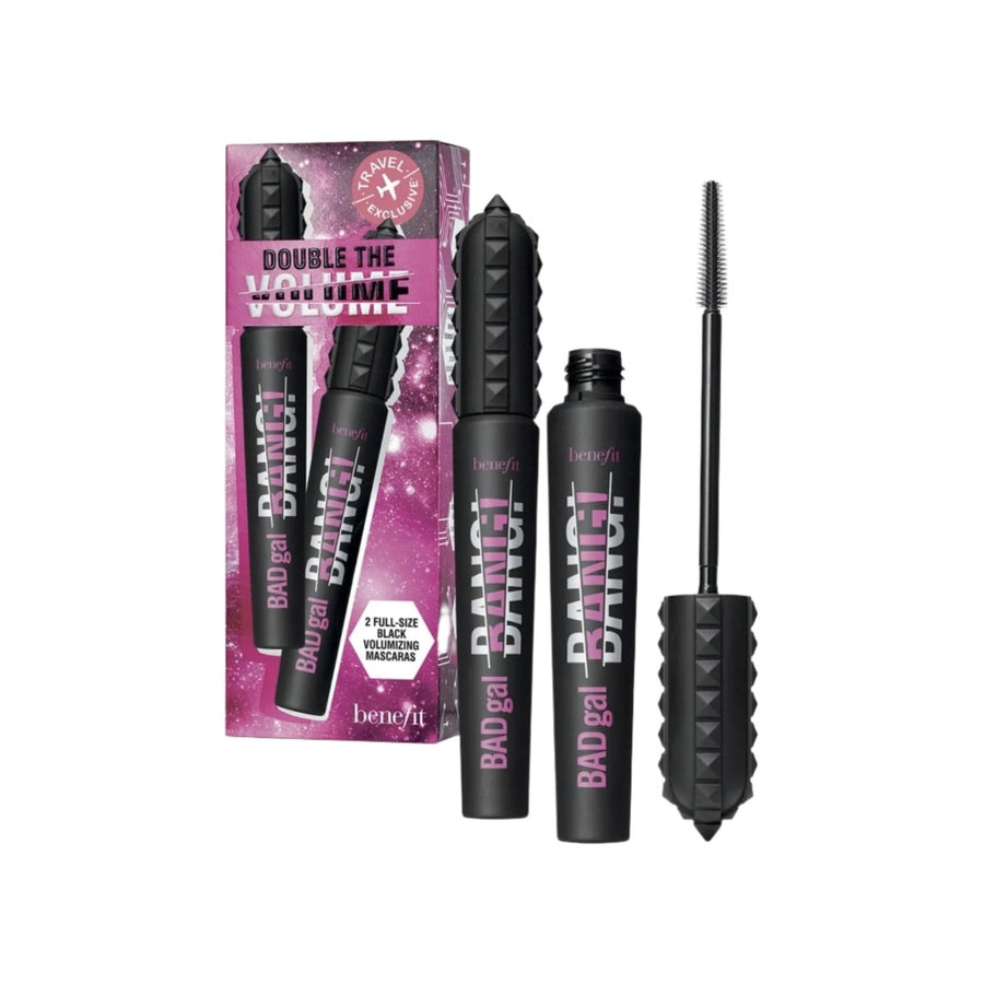 Benefit Duo Set: Badgal Bang! Volumizing Mascara Intense Pitch Black 2x8.5g - Branded Beauty