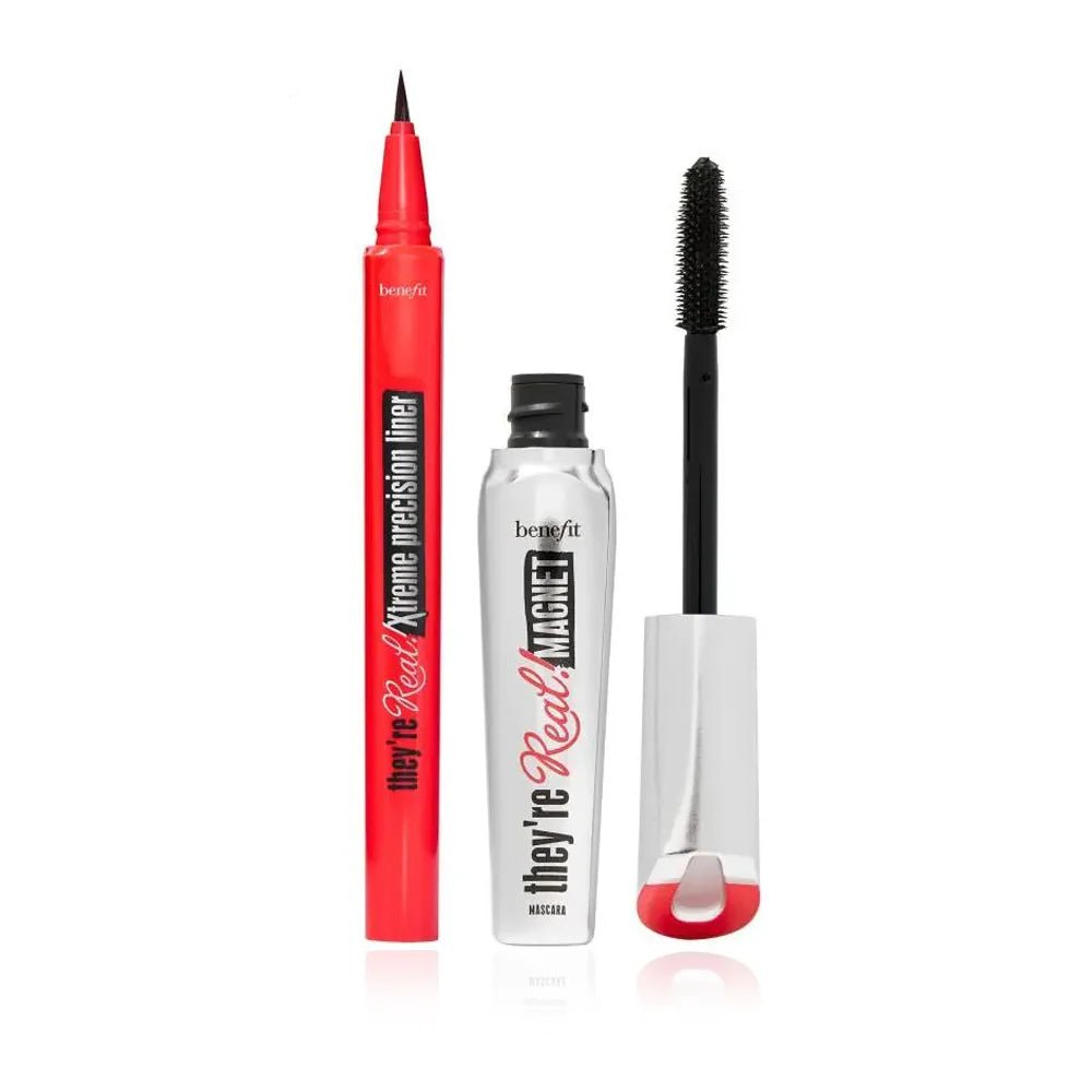 BENEFIT THEY'RE REAL SET : EXTREME PRECISION EYLINER BLACK 0.35ML + MASCARA - Branded Beauty